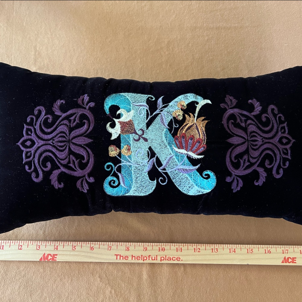 “K” pillow